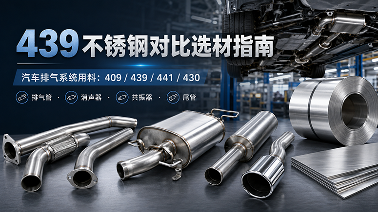 439不锈钢和409、441、430怎么选？汽车排气系统材料对比与采购指南 